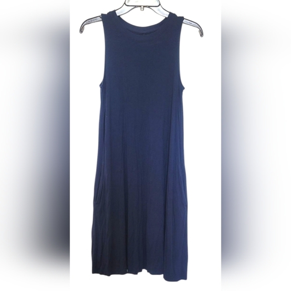 Time & True Women's Navy Dress - Picture 4 of 7